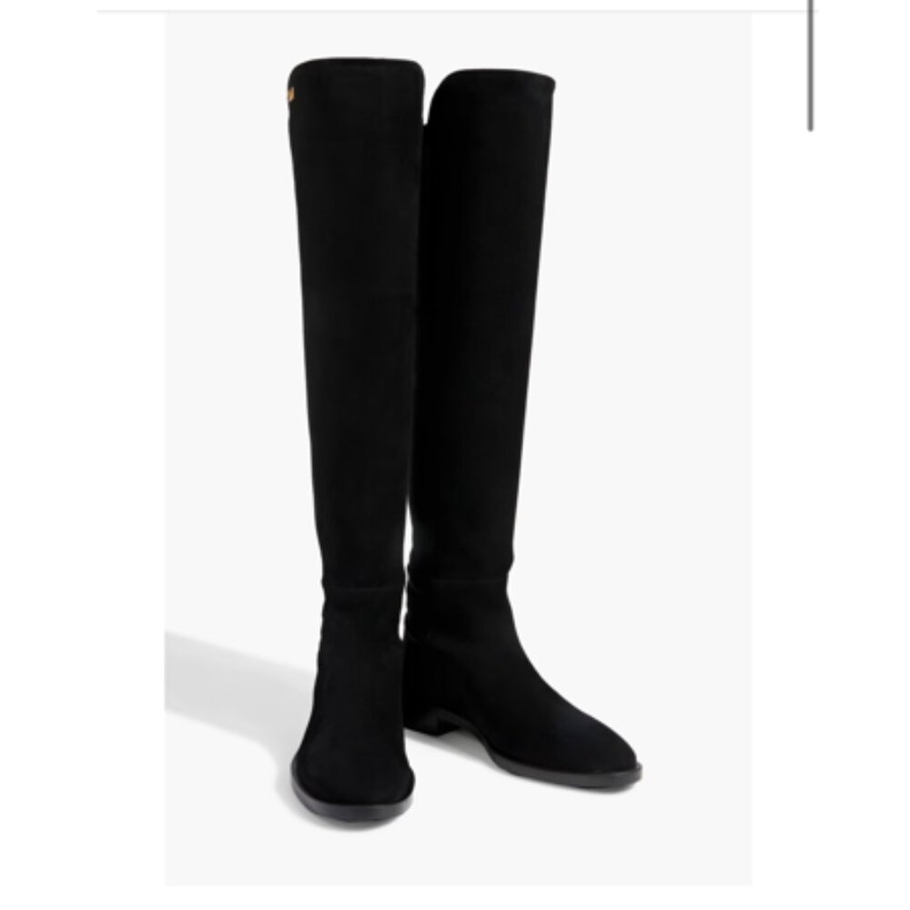 Stuart Weitzman Keelan Microstretch And Suede Ove… - image 4